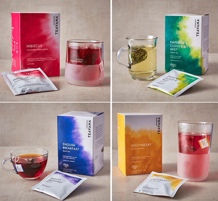 Teavana tea of the month Our teabags contain the same high-quality tea as our loose-tea offerings. Their pyramid shape gives the leaves plenty of room to unfurl and infuse, placing more flavor in each cup.
